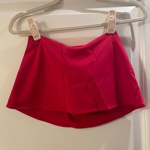 Guizio Red Mini Skirt